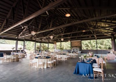 A large hall to accommodate the wedding guests