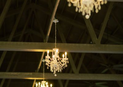 Hanging chandeliers