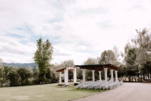 A view of the wedding event place