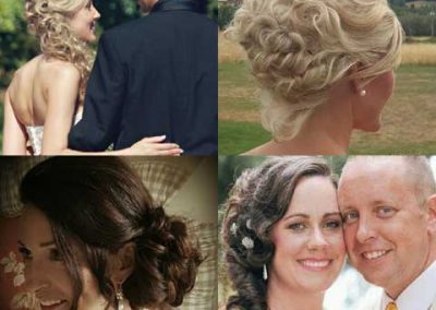 Hairstyles worn by brides