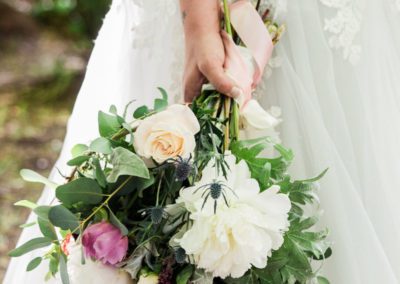 The bouquet of the bride