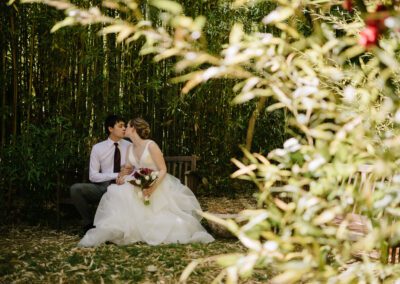 Flowers near the wedding venue